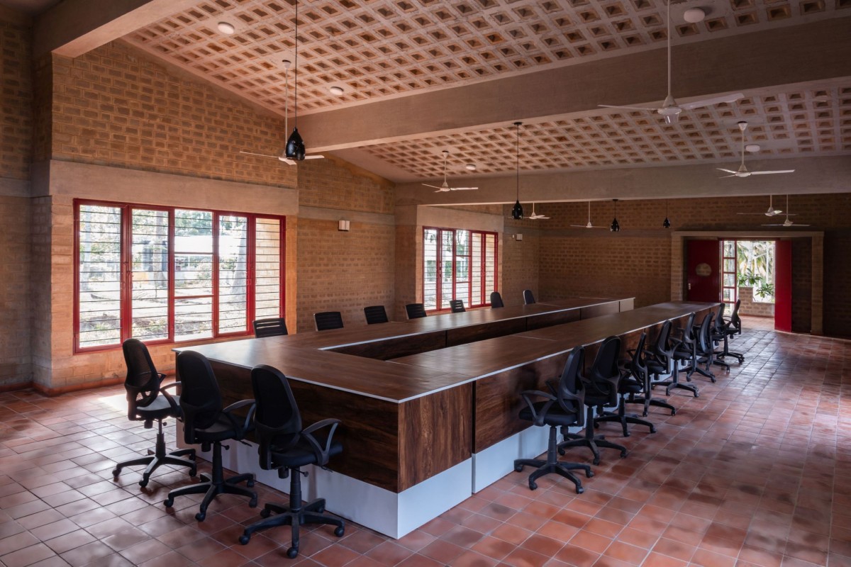 Conference Room of Organic Research & Training Centre by Sejpal & Raje Architects