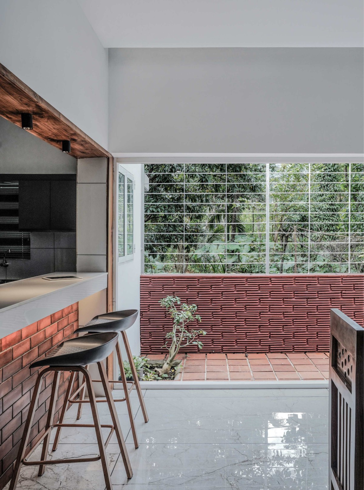 Kitchen of Brock House by Akhil Albin Architects