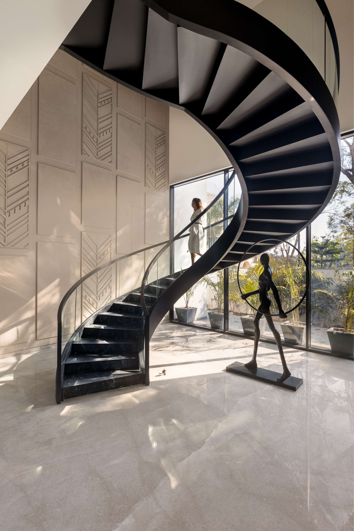 Staircase of Ananda by 23DC Architects