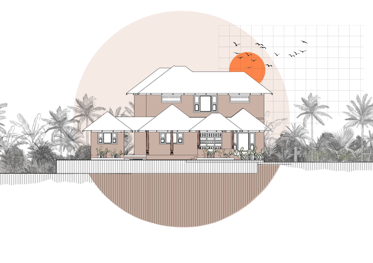 Elevation of Nihaaram by Padav Design Collective