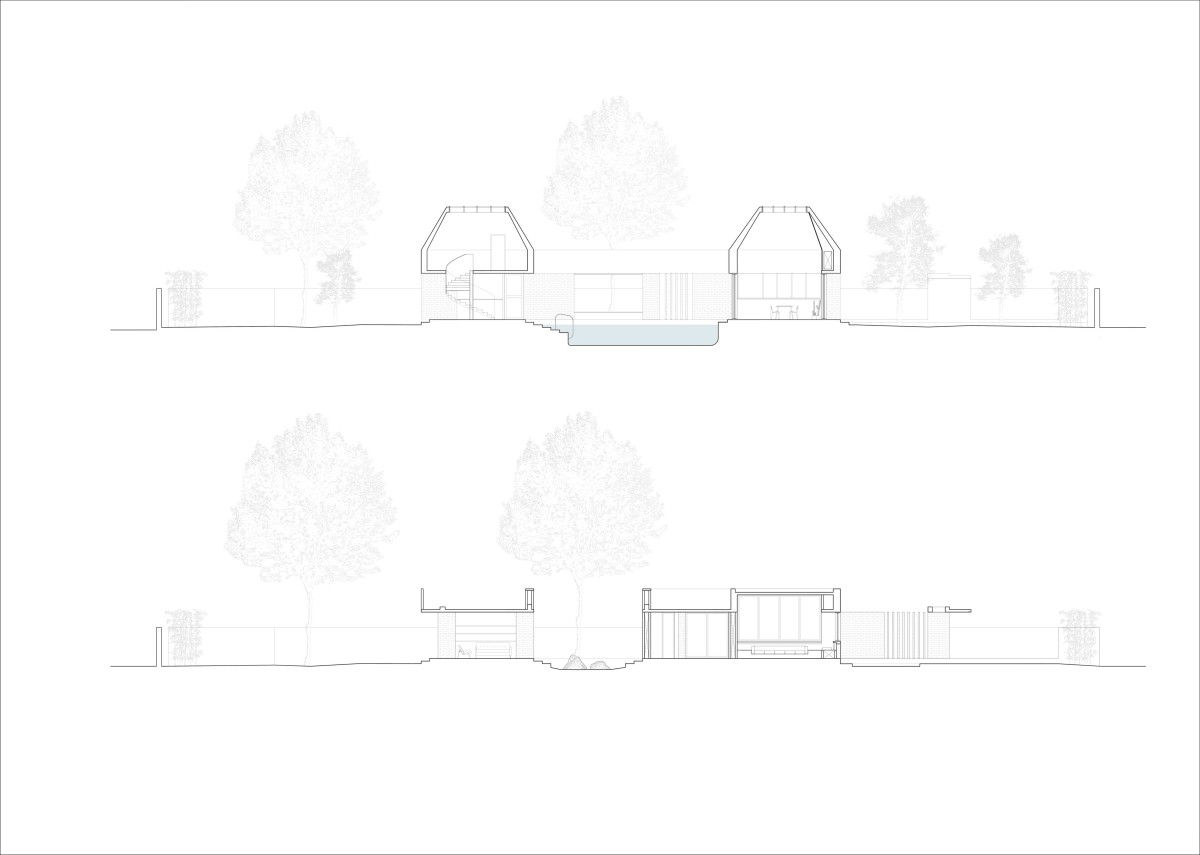 Section of Cezara Holiday Home by KUN Studio