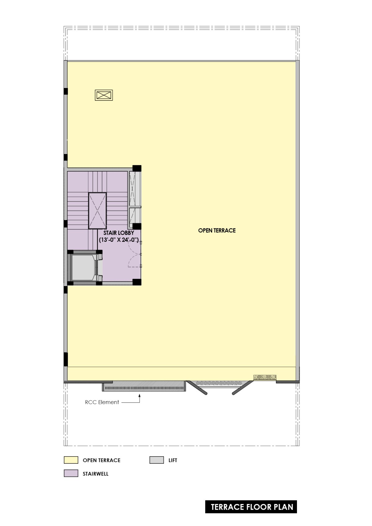 Terrace Floor Plan of Brick By Brick by Studio Ardete