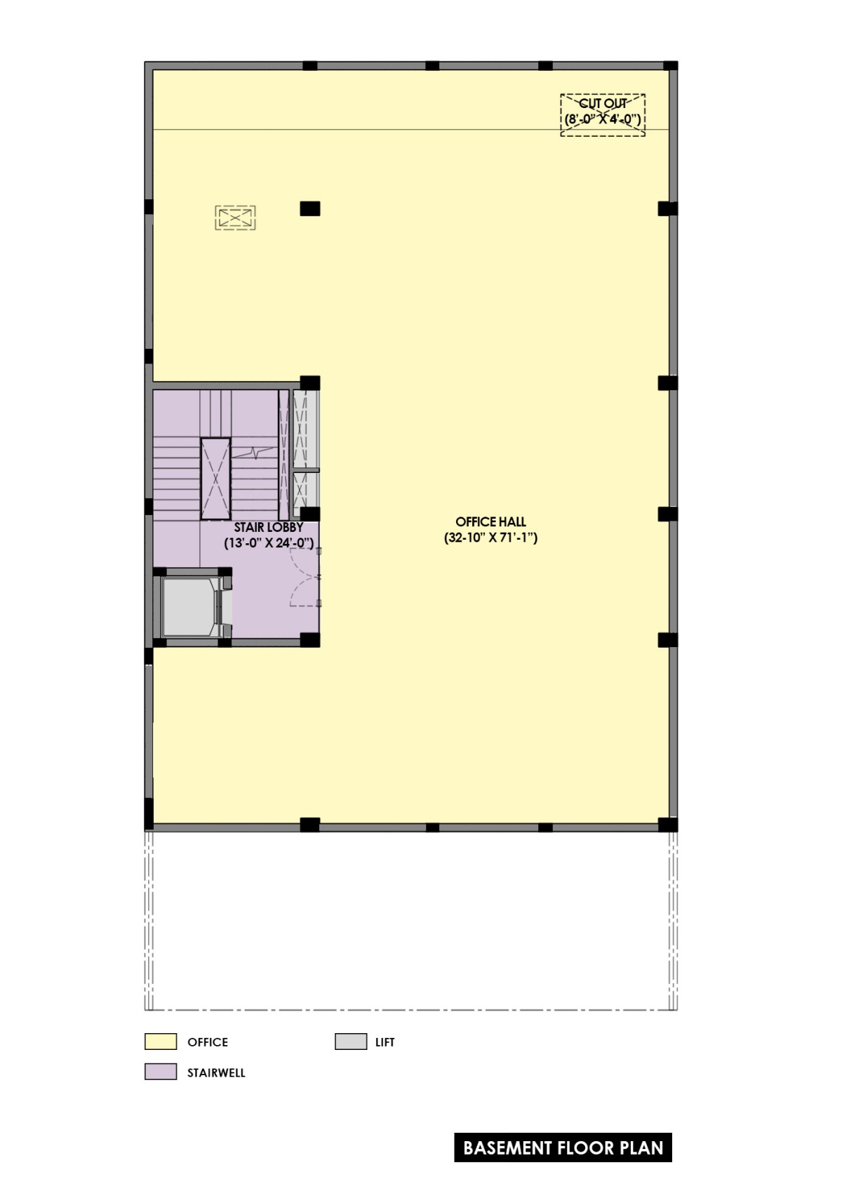 Basement Floor Plan of Brick By Brick by Studio Ardete