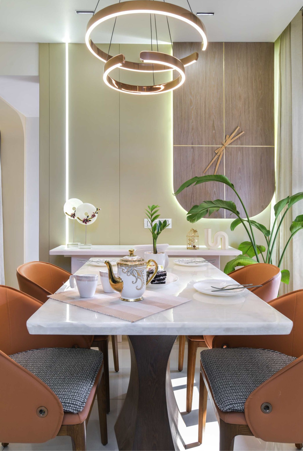 Dining of A Symphony of Tranquillity by Maya Space Studio