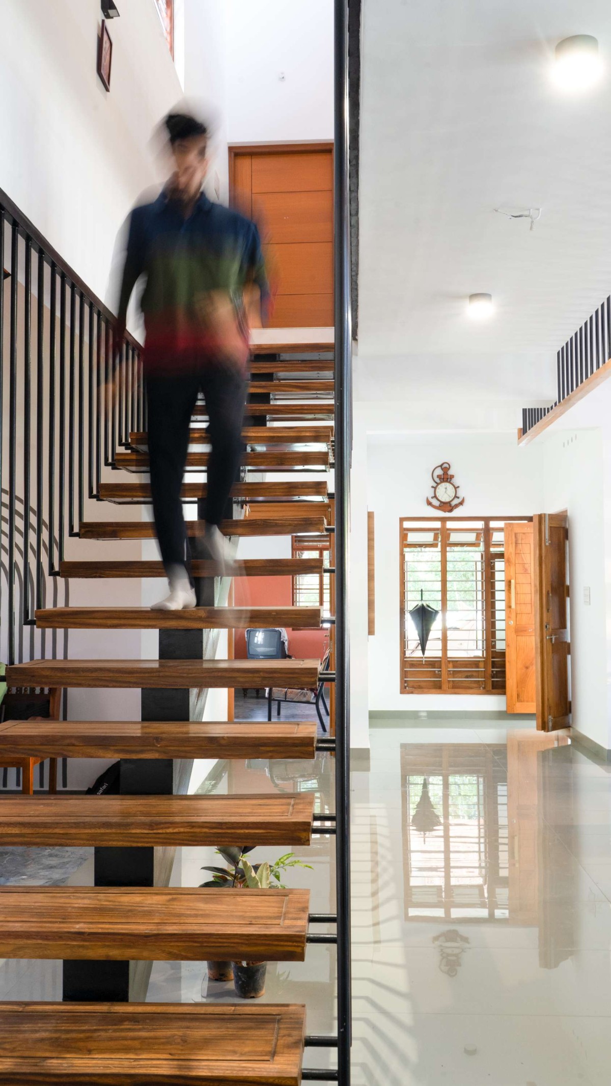 Staircase of Komorebi Residence by Mayaa Studio