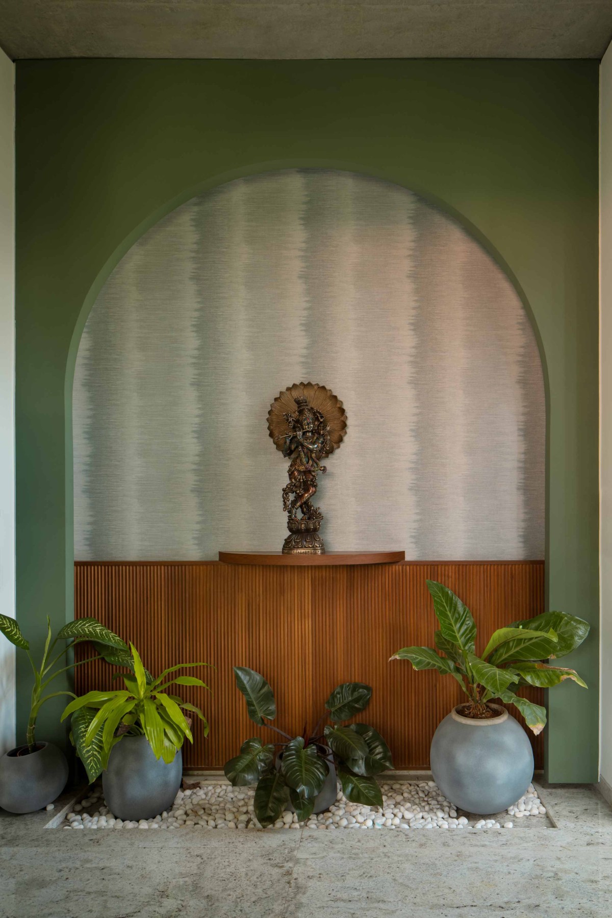 Foyer of House of Greens by 4site Architects