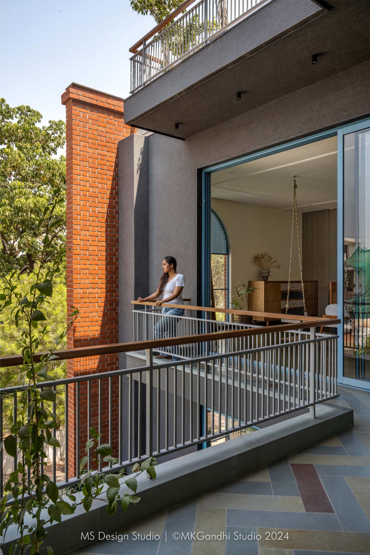 Balcony of Haria’s Residence by MS Design Studio