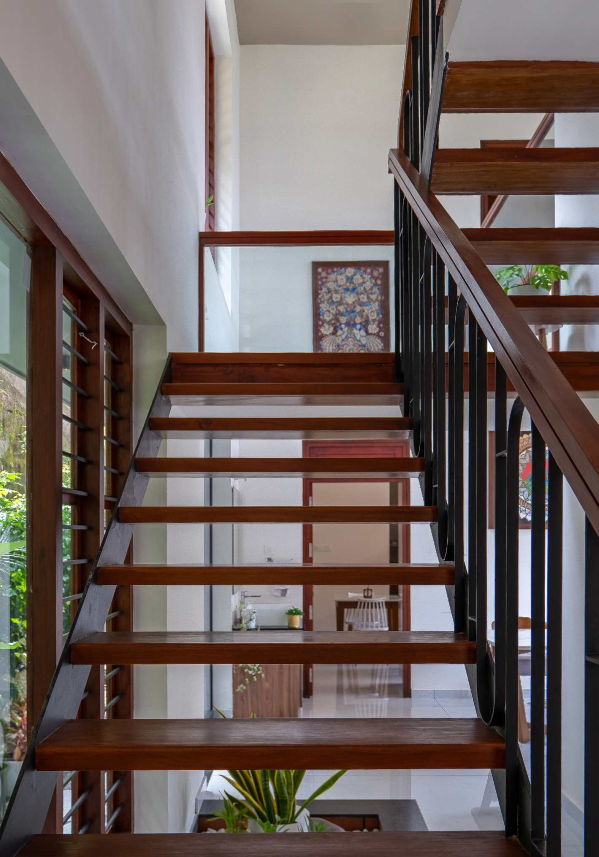 Staircase of Home on a line by Nestcraft Architecture