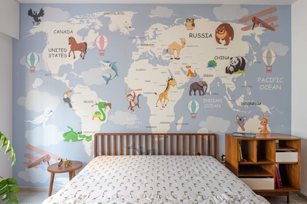 Kids Bedroom of SV House by Design Work Group