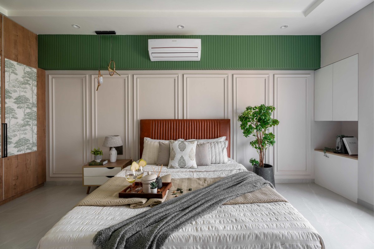 Bedroom of Highland Home by Thumbnail Design Studio