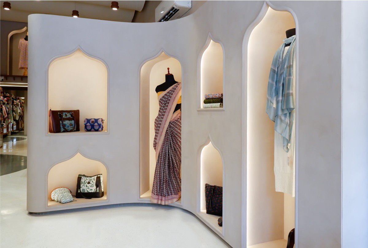 Interior view of Ray Ethnic by Kashti Design Studio