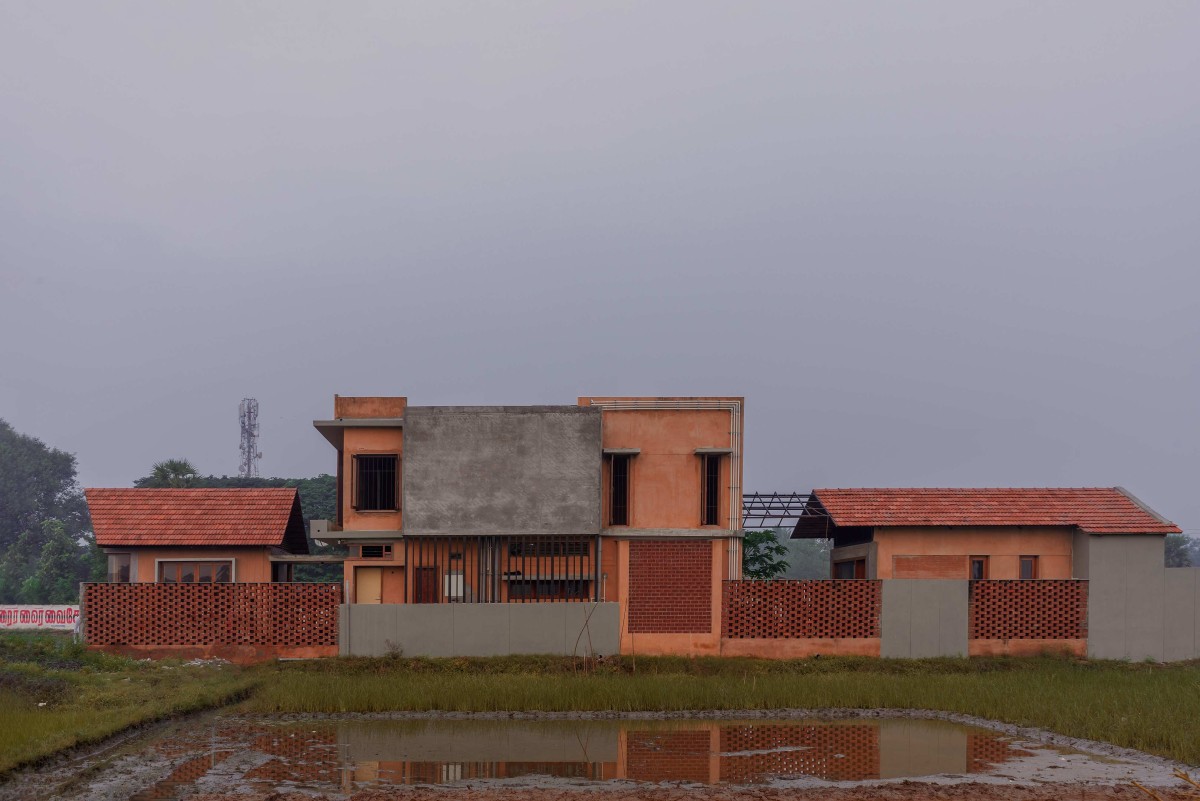 Exterior view of SITH Villa by Aagaram Architects