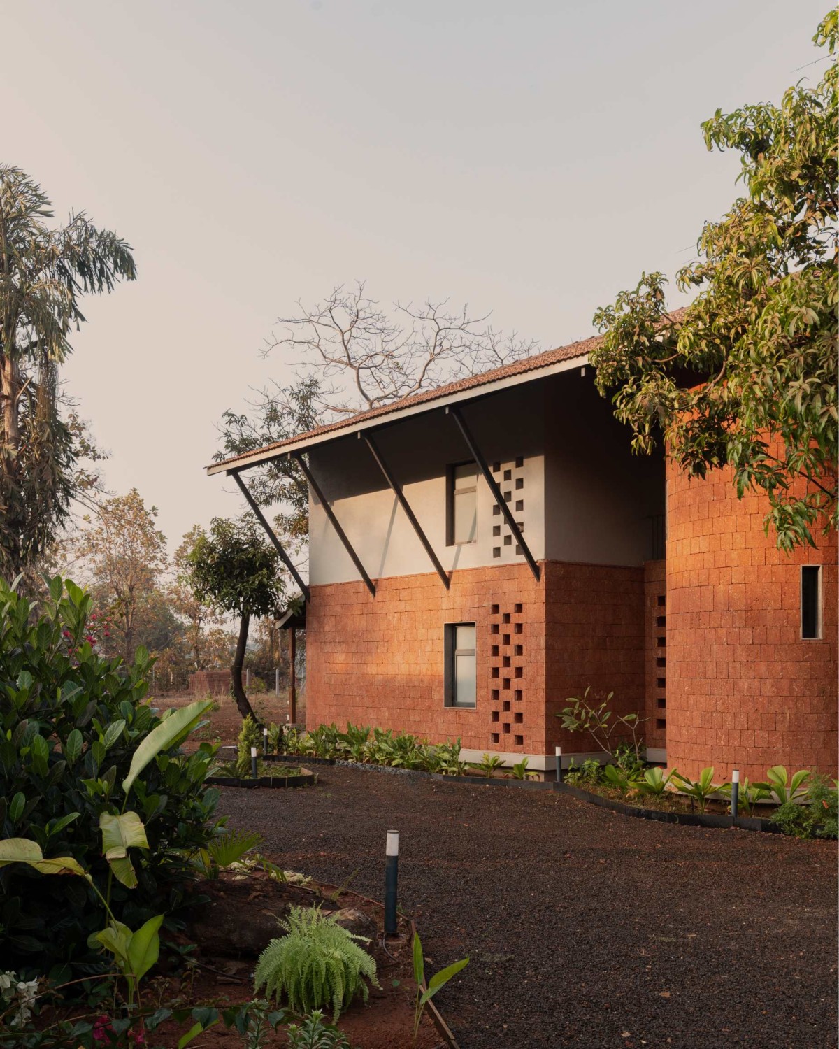 Exterior view of Maison Rouge by The Architecture Company