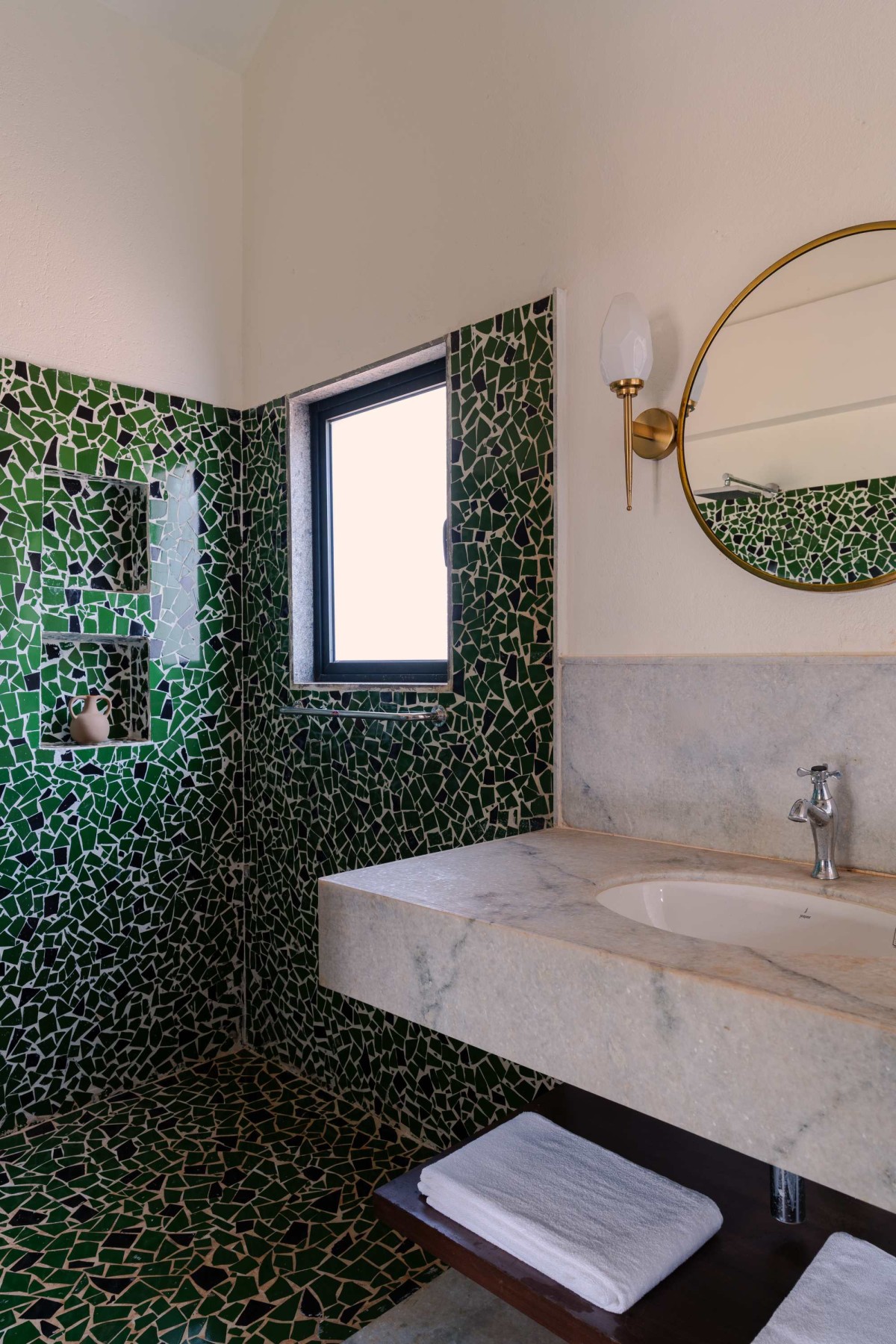 Bathroom of Maison Rouge by The Architecture Company