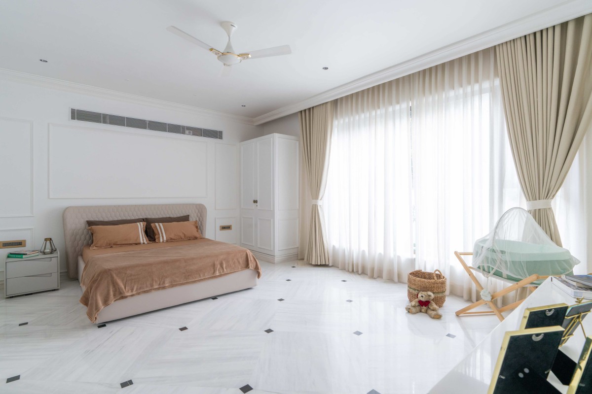 Bedroom of Kompally Villa by DH Architecture Studio