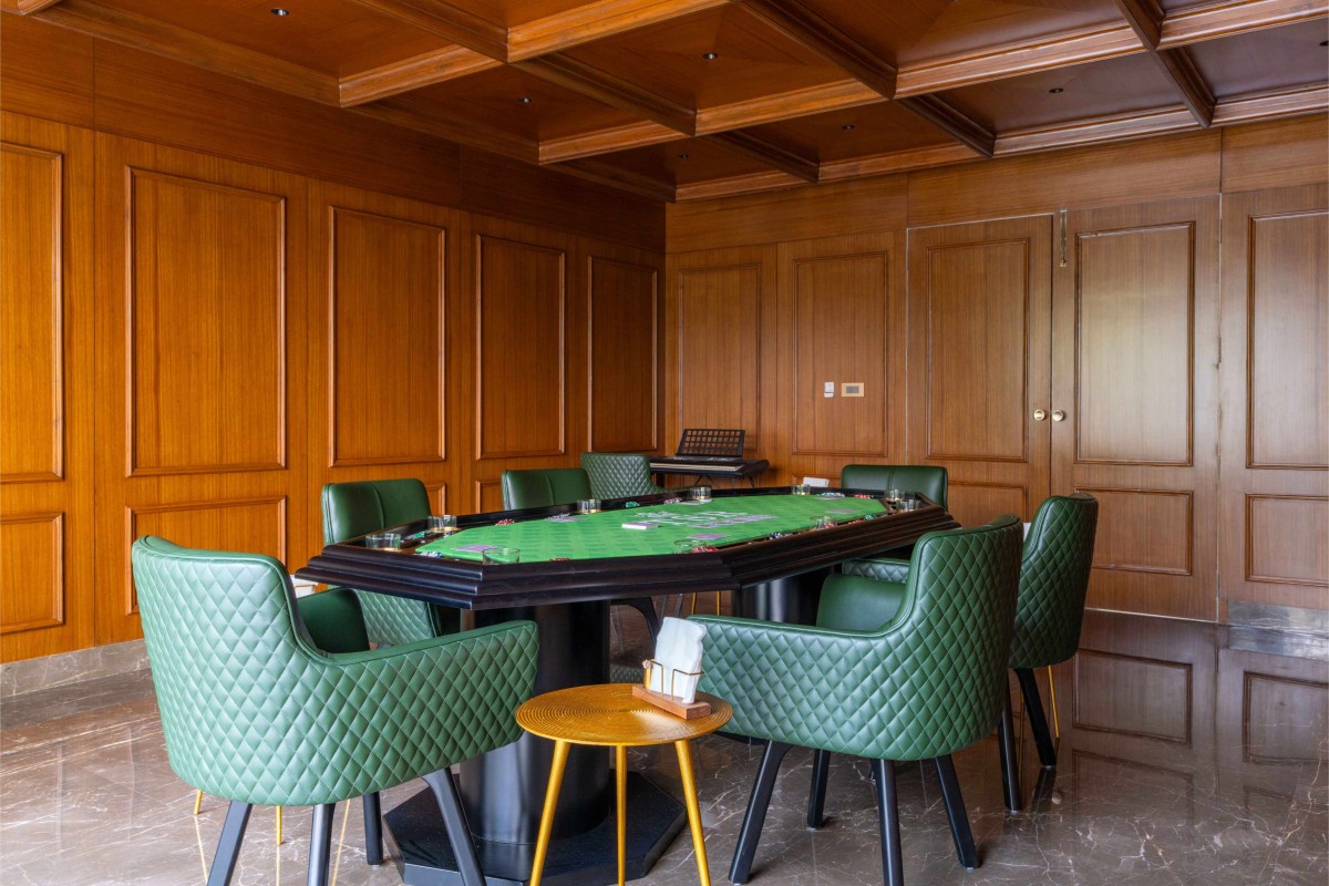 Poker room of Kompally Villa by DH Architecture Studio