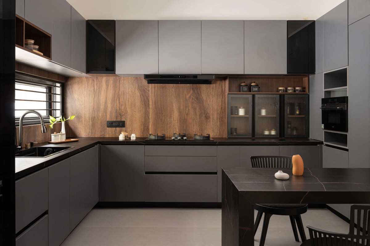 Kitchen of Manahil by Cognition Design Studio