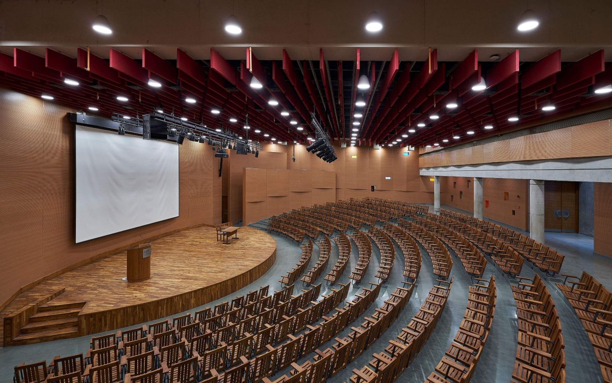 Lecture Hall of CEPT University by CCBA Designs