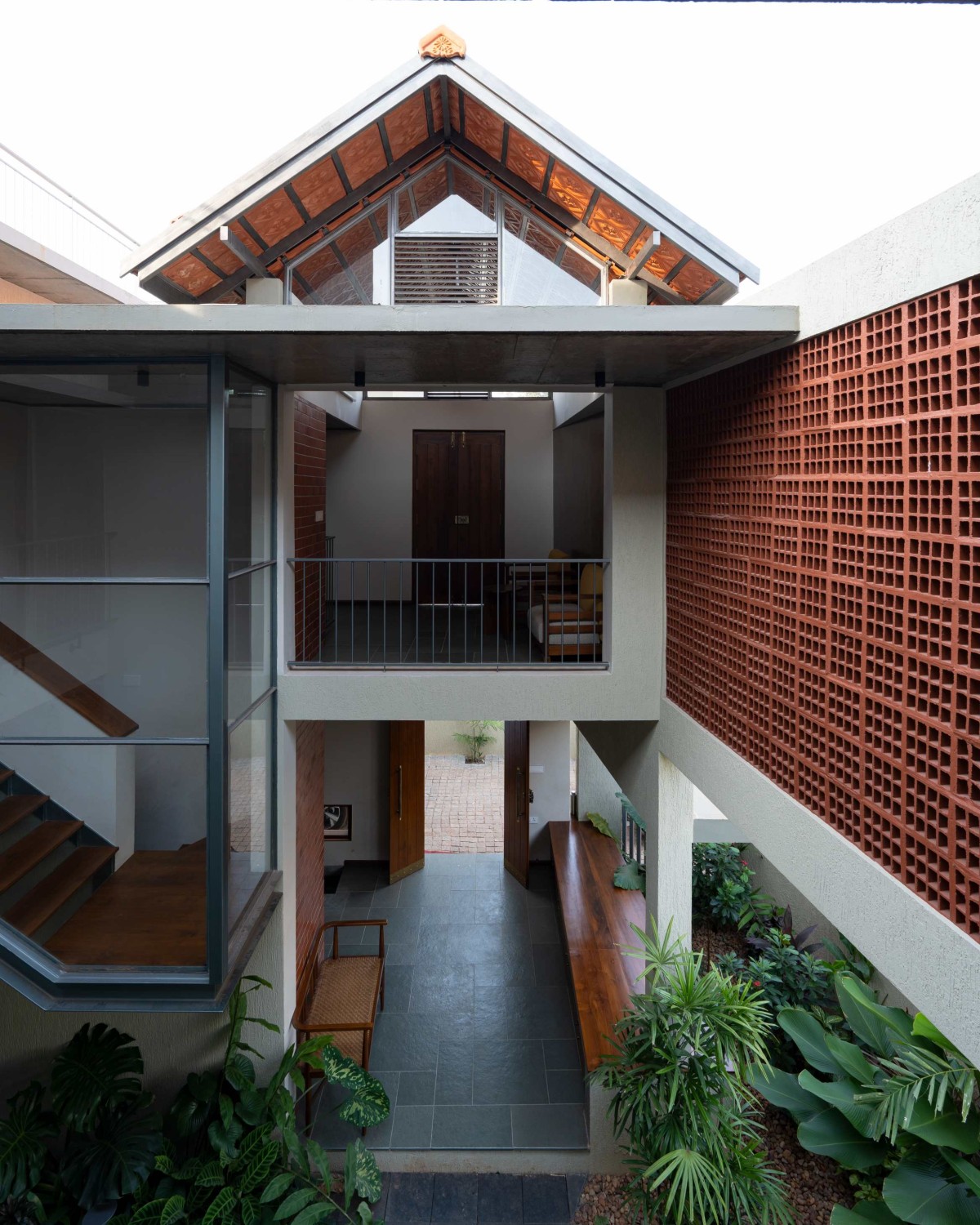 Upper floor view of Meadows House by VSP Architects