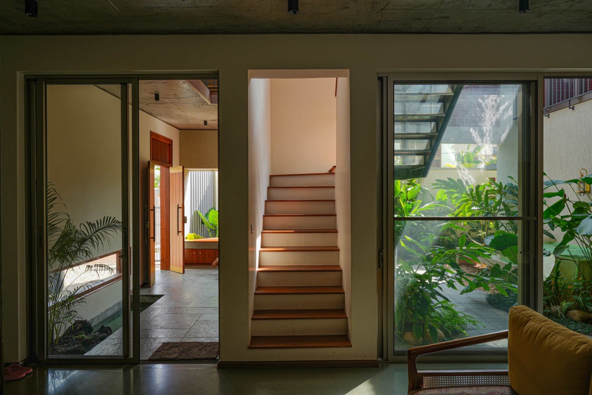 Staircase of Meadows House by VSP Architects