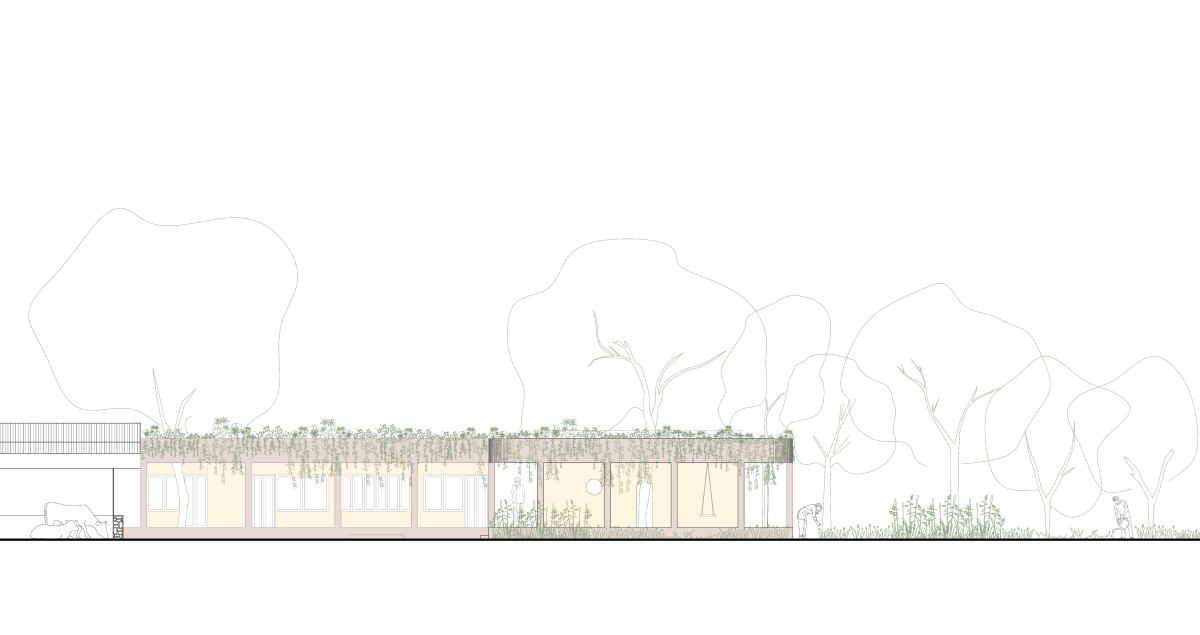 Elevation A of Shed 2.0 by Studio ii