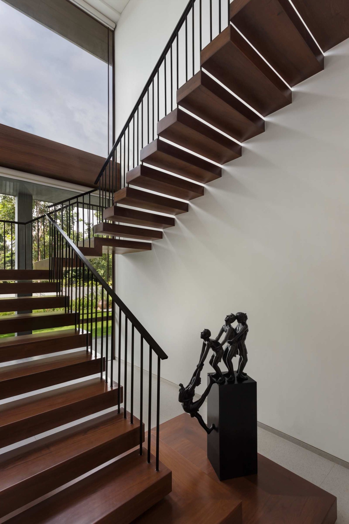 Staircase of Otla House by We Design Studio