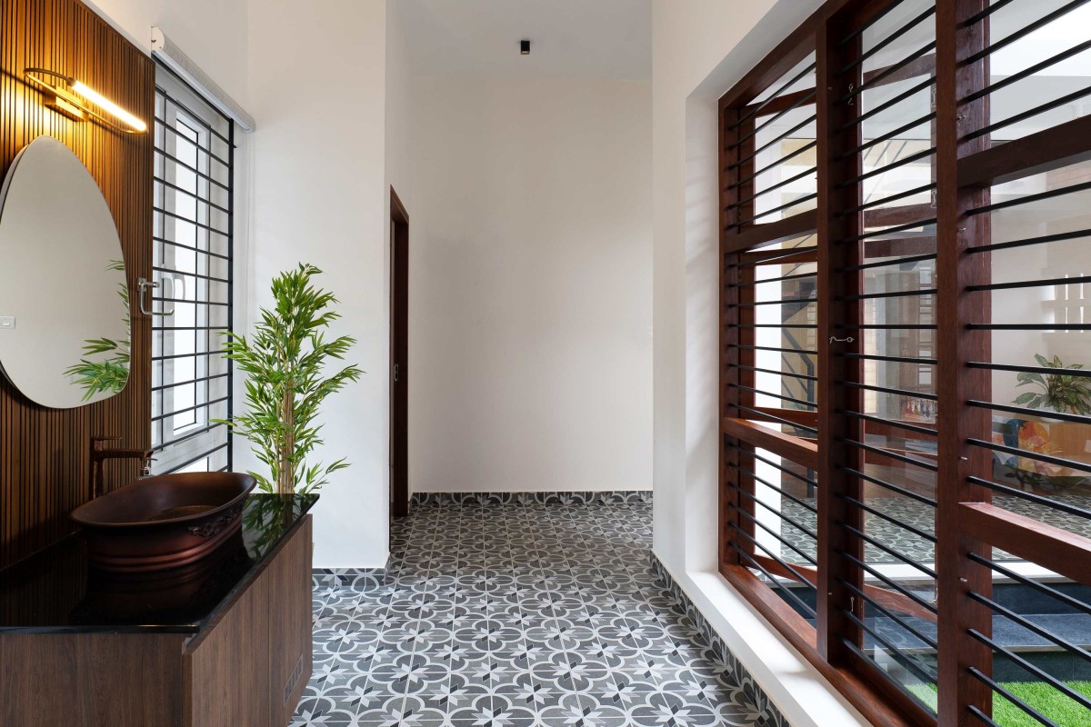 Wash Area of Oolam by Nestcraft Architecture