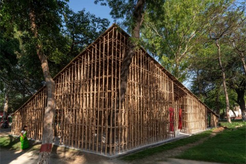 North-East Bamboo Pavilion by  atArchitecture