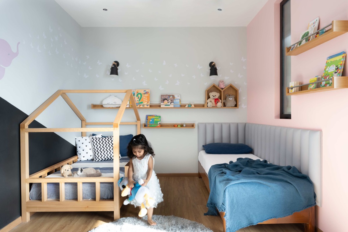 Kids Bedroom of Hygge Home by Studio TAB