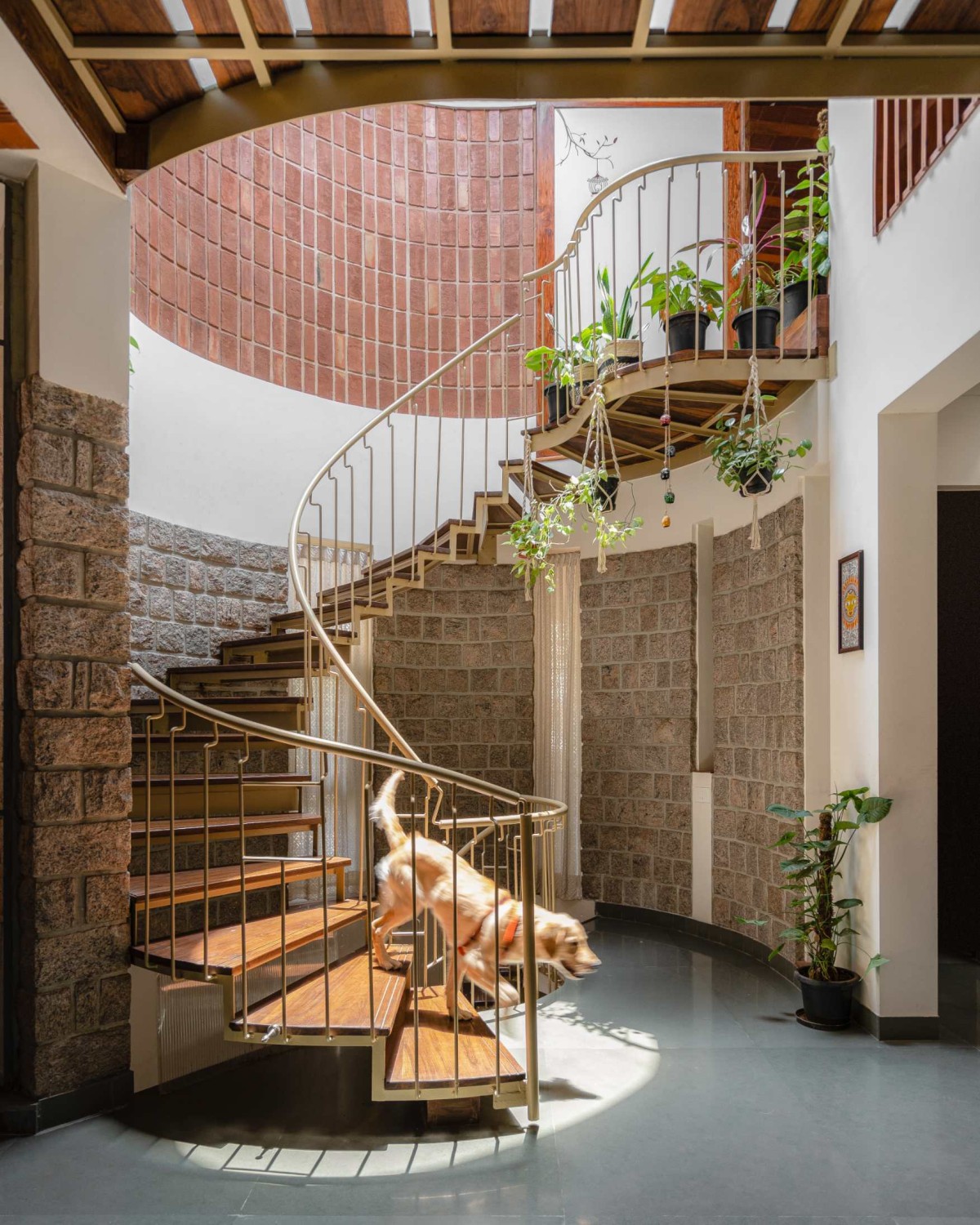 Staircase of Ambara House by Wright Inspires