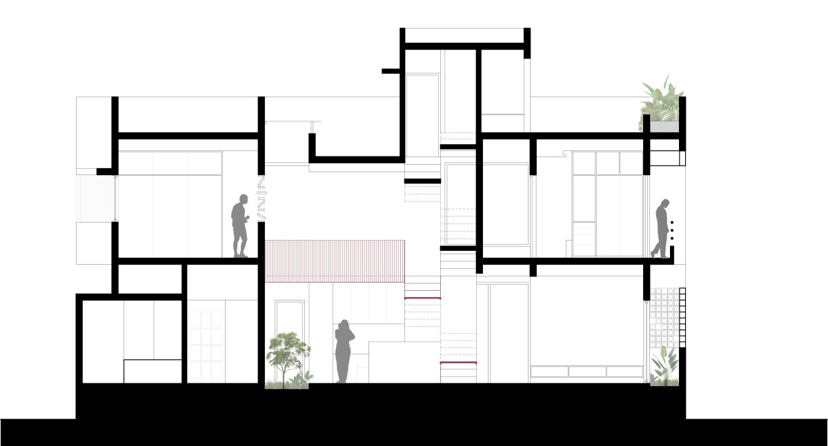 Section 3 of Porous Adobe by Rahul Pudale Design