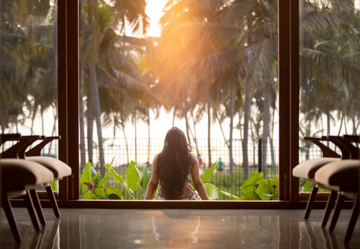 View of the Beach from the Living of La Casa De Papel by Bhoomija Creations