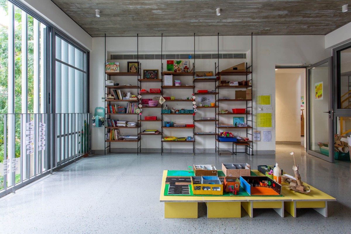 Classroom of Learning Center at Quest by KSM Architecture