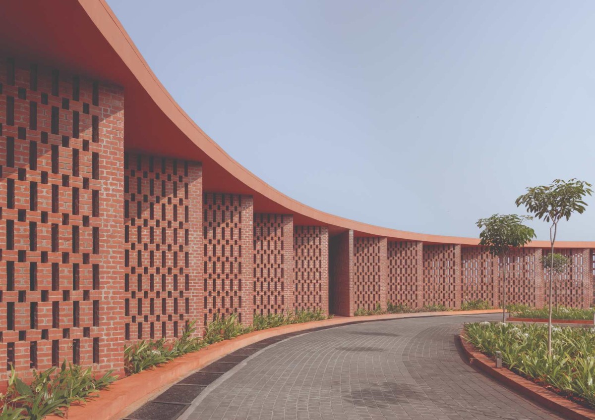 Exterior view of Dr. Vishnuvardhan Memorial Complex by M9 Design Studio