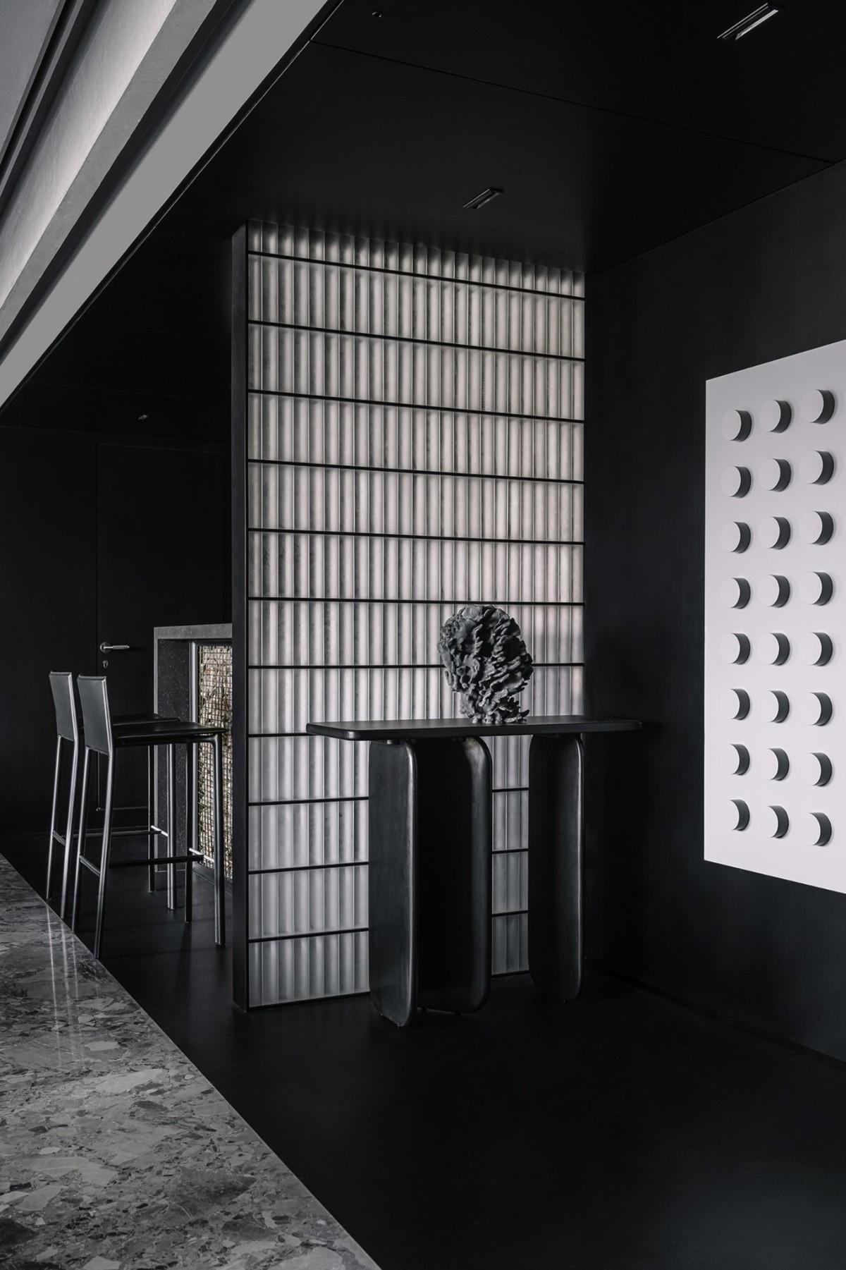 Entrance foyer of Vaulted BW Haus by DIG Architects