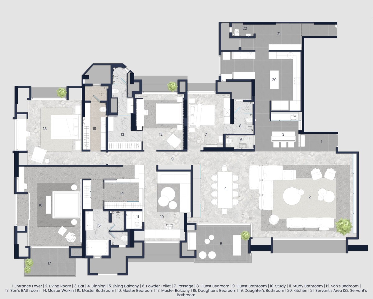 Plan of Vaulted BW Haus by DIG Architects