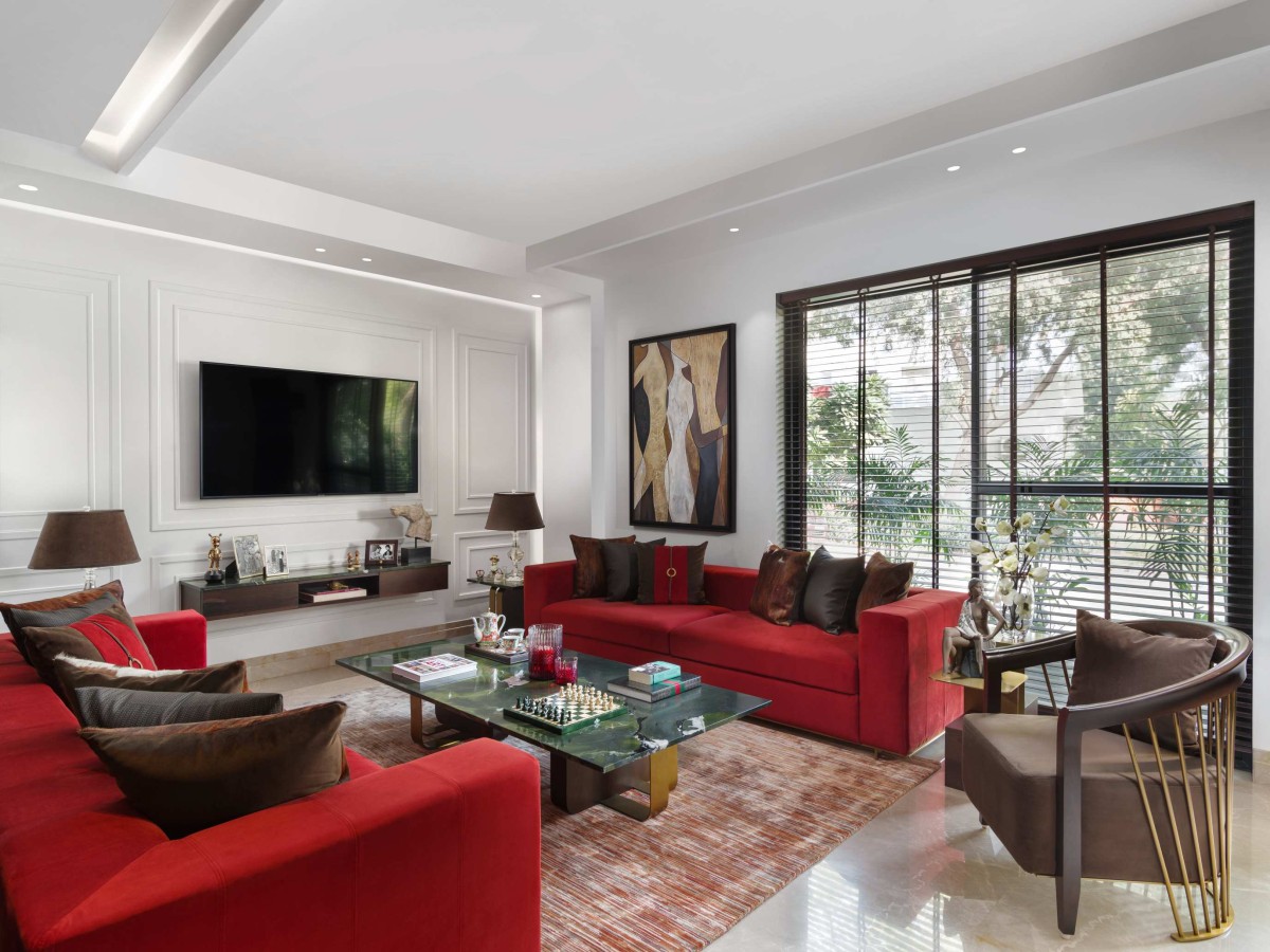 Living room of The Villa Artis by Manmeet Ahuja