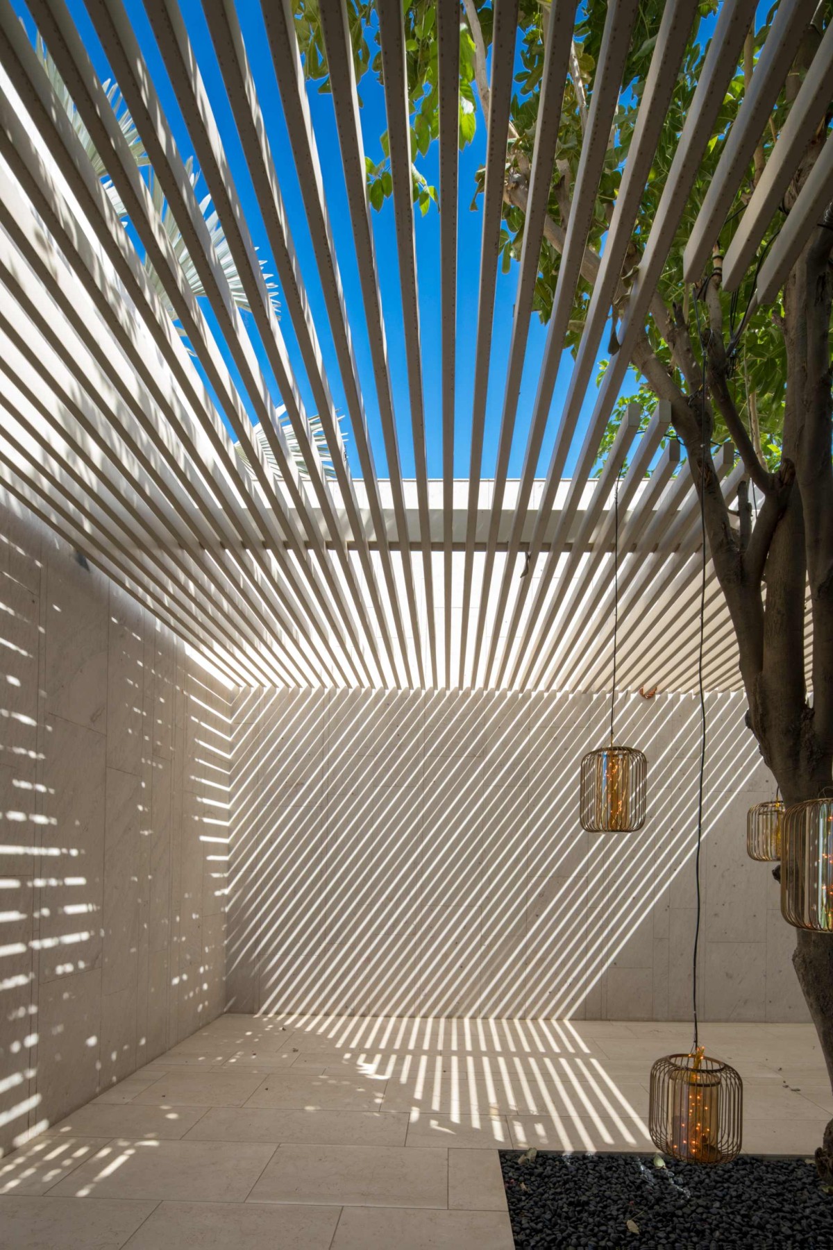 Courtyard of The House Of Secret Gardens by SPASM Design Architects