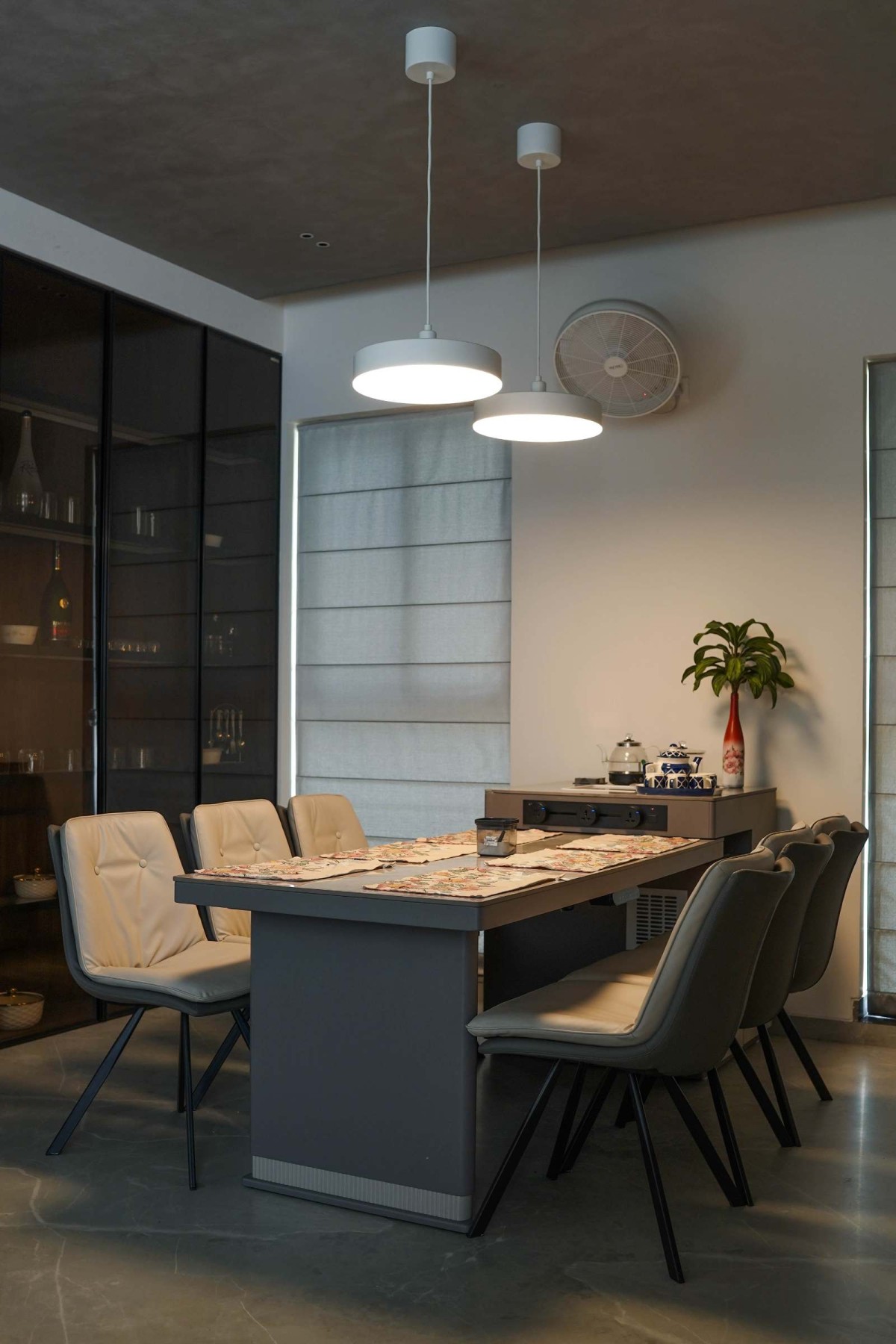 Bar area of Payyavoor House by SOHO Architects