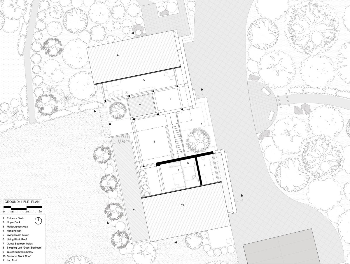 First Floor Plan of The Open House by MANTIS