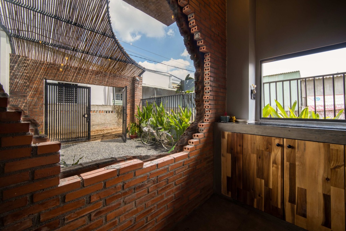 View from kitchen of Noah's Nest by Archiro Vietnam