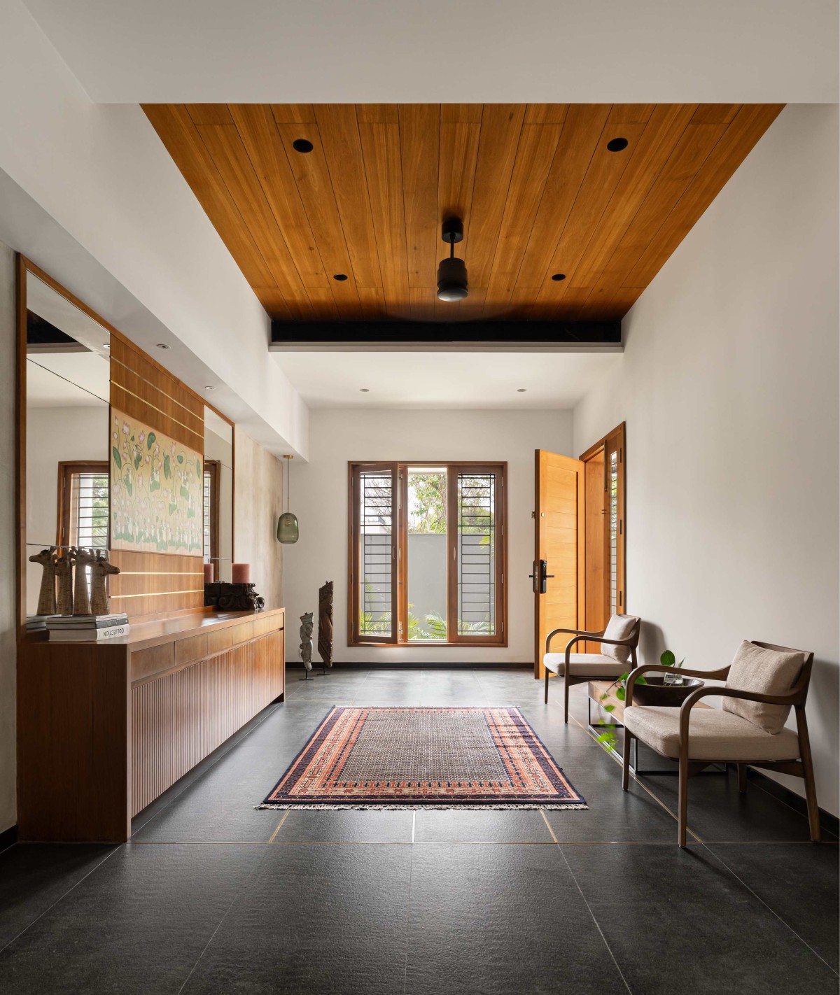 Entry Foyer of Thamarai by EDOM Architecture