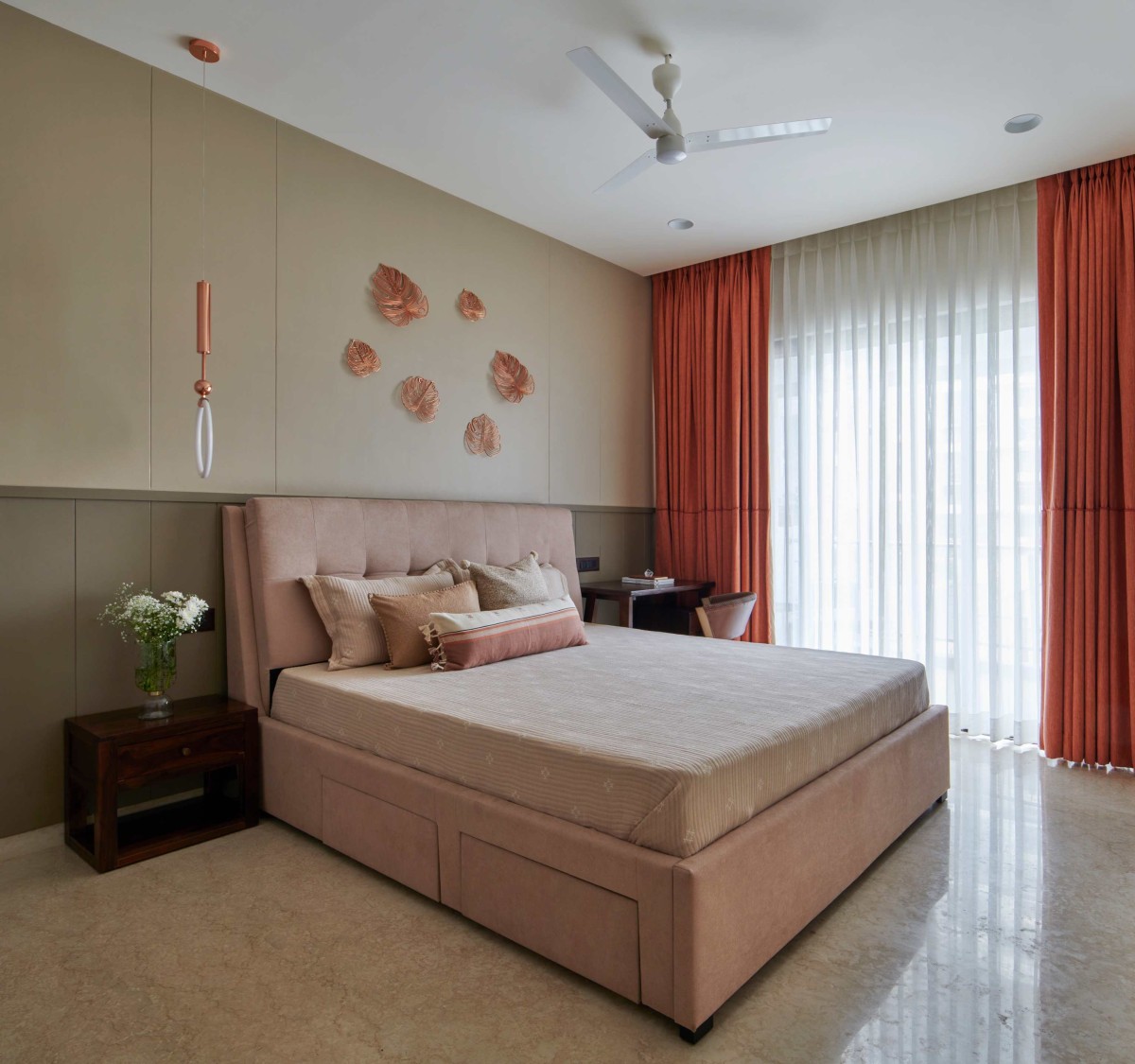 Bedroom of Suave Vida by Aditi Lawate Design