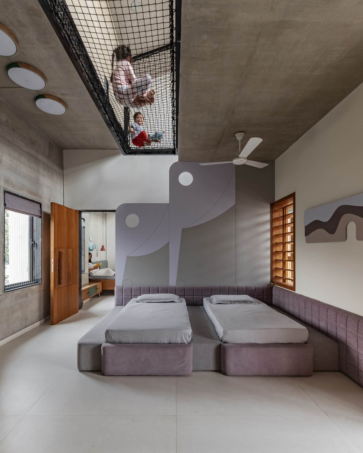 Children's Bedroom of Harshaangan - A House for Gardens by Aangan Collaborative LLP