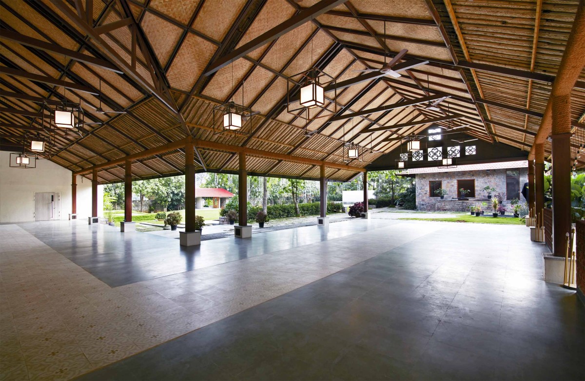 Dining Hall – The truss & Matt Ceiling Design