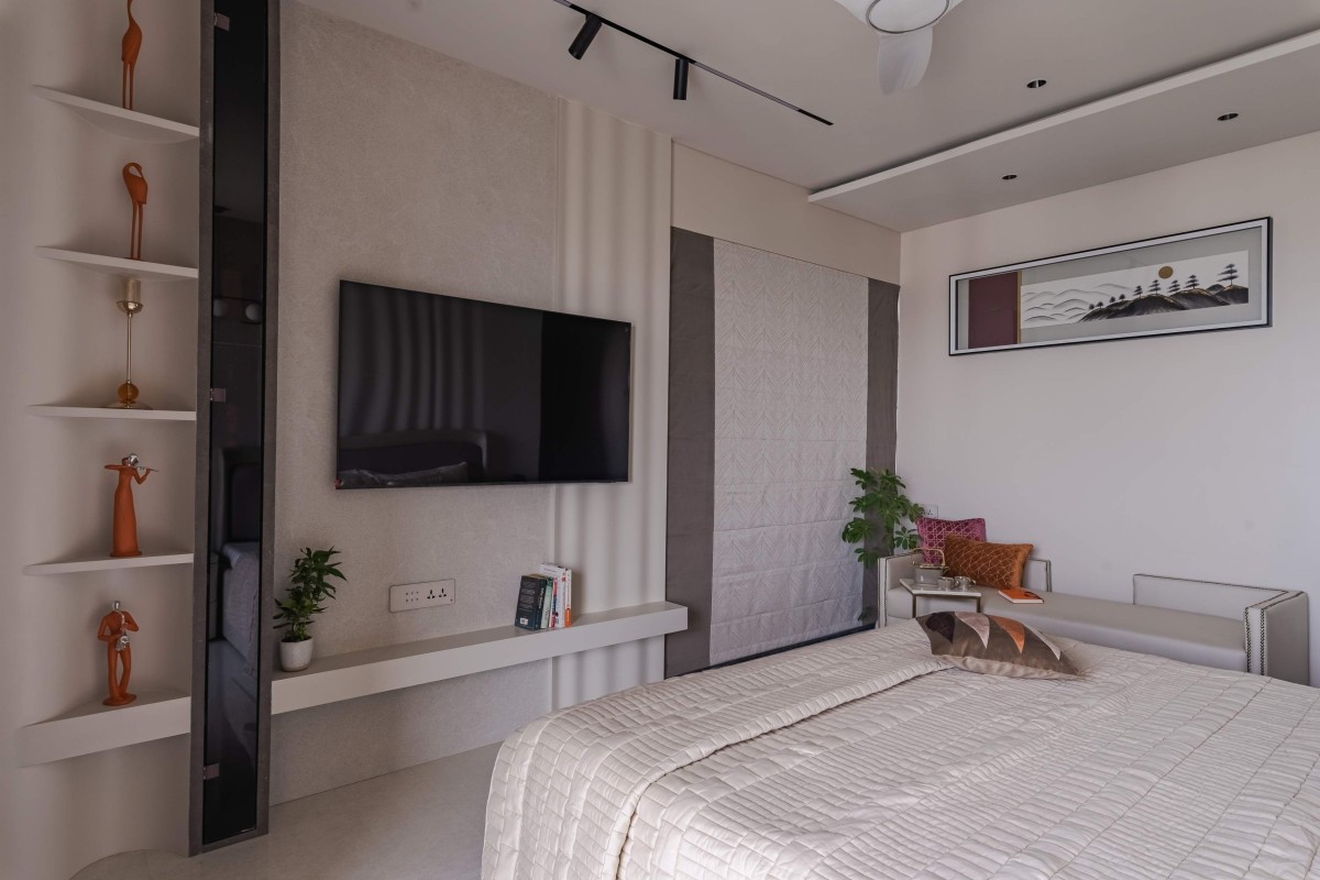 Master Bedroom of Ratan House by Anarchment Studio