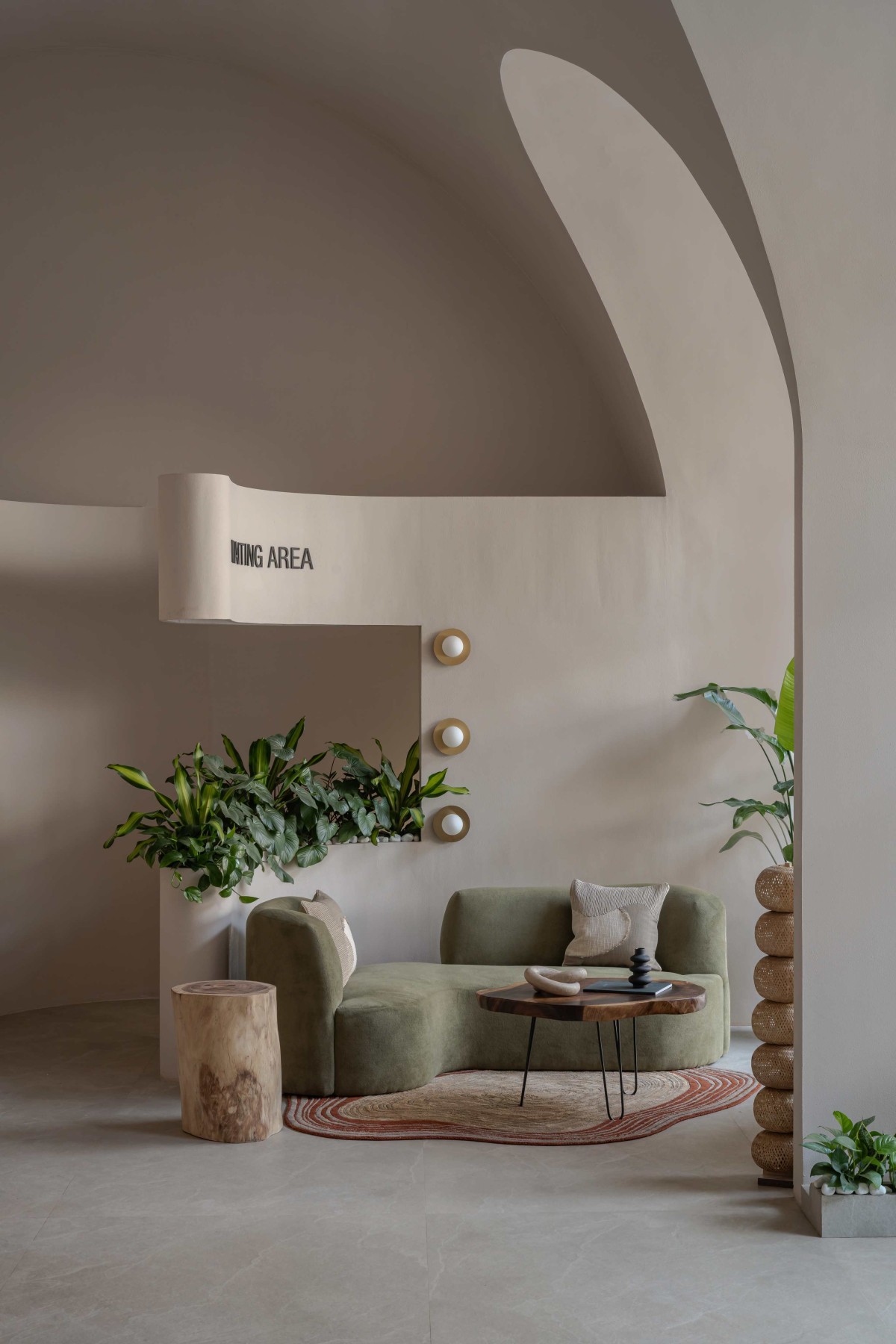 Waiting area of Vaultz's Up by Daisaria Associates