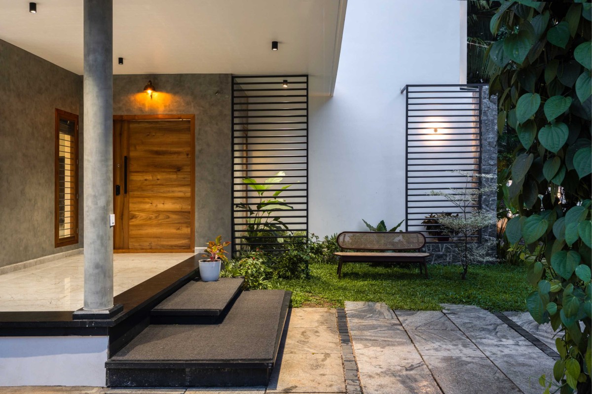 Verandah of House Beneath a Jackfruit Tree by Uru Consulting LLP