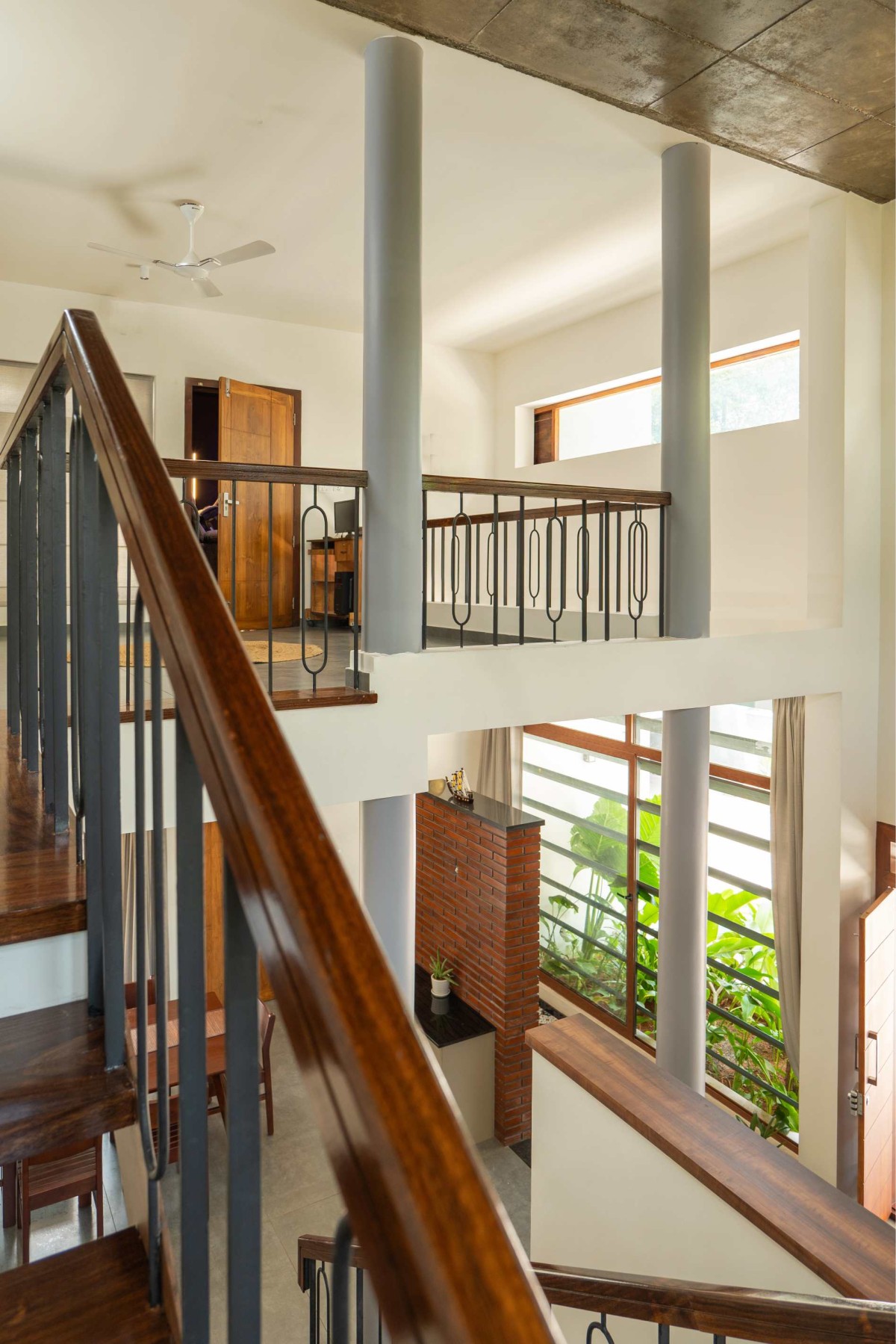 Staircase view of The Cube by Nestcraft Architecture