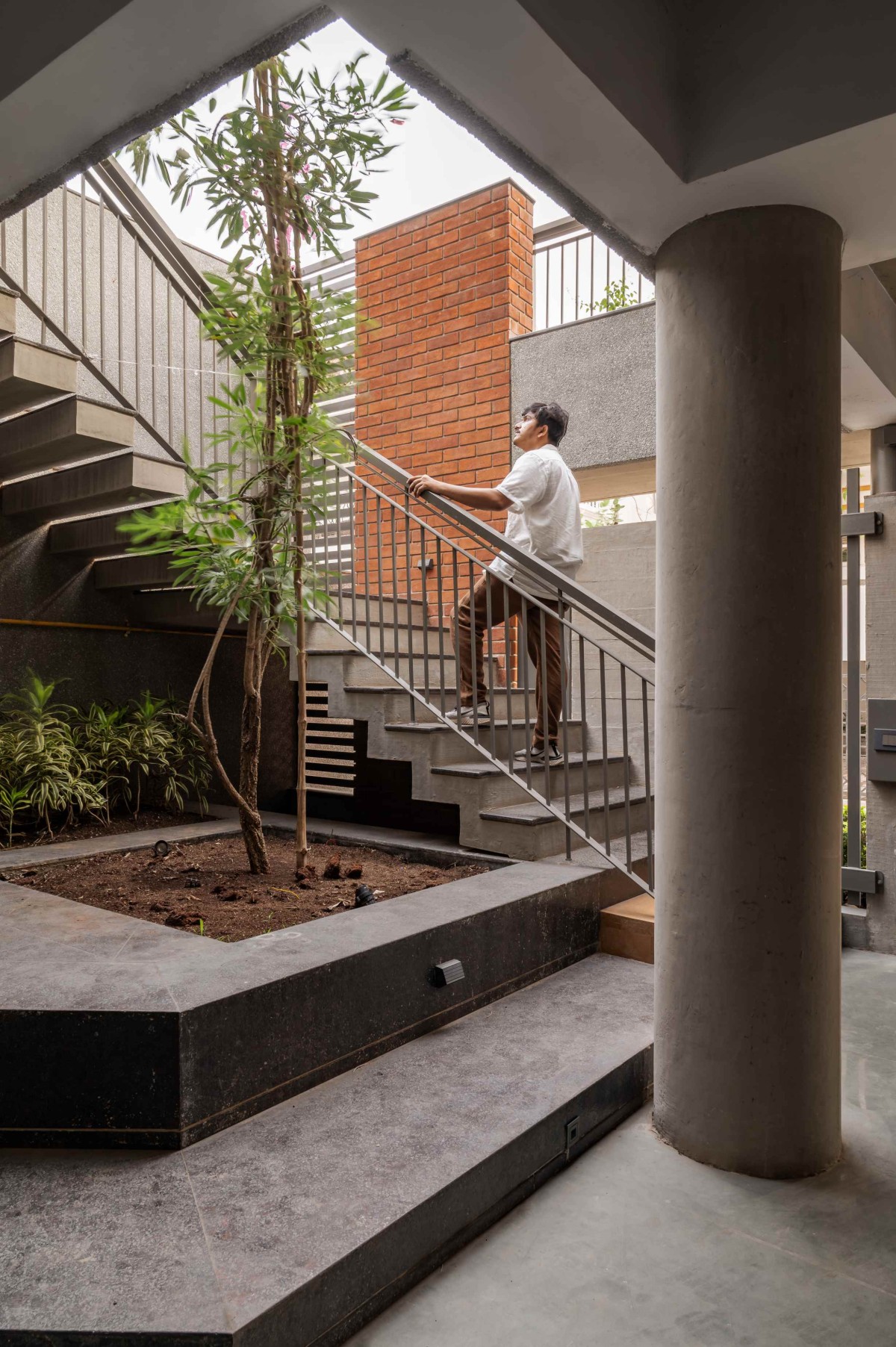 Otta with staircase of Leelamrut by Design Team Architects